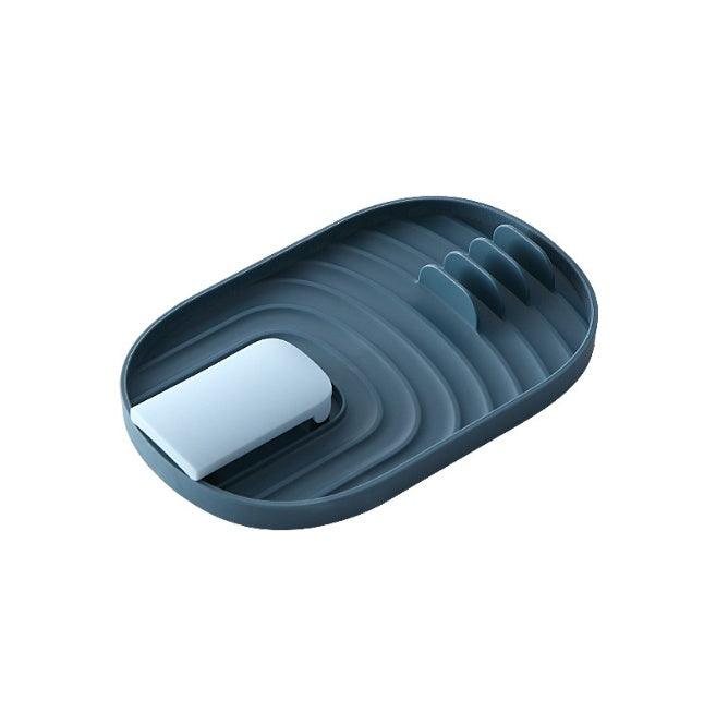 Nordic Pan: Foldable Wall-Mounted Lid and Spoon Organizer – Efficient & Modern - DK KITCHEN