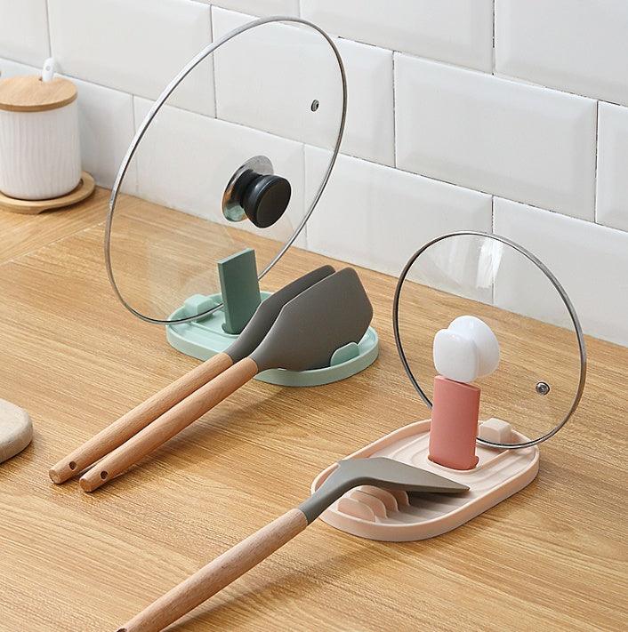 Nordic Pan: Foldable Wall-Mounted Lid and Spoon Organizer – Efficient & Modern - DK KITCHEN