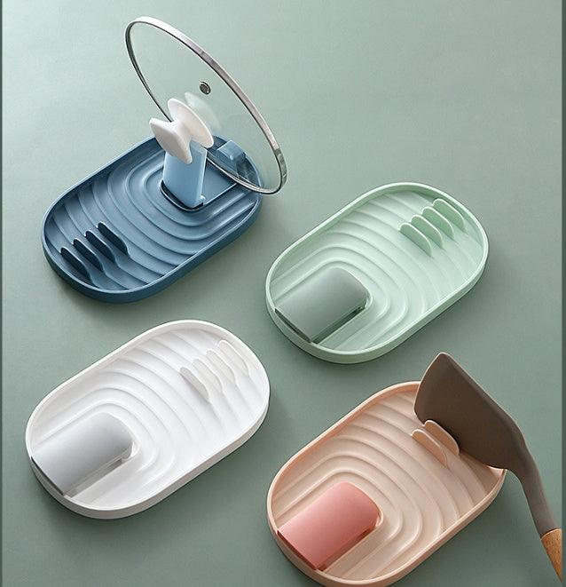 Nordic Pan: Foldable Wall-Mounted Lid and Spoon Organizer – Efficient & Modern - DK KITCHEN
